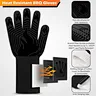 1472°F Heat Resistant BBQ Gloves Non-Slip Fireproof Cooking Mitts